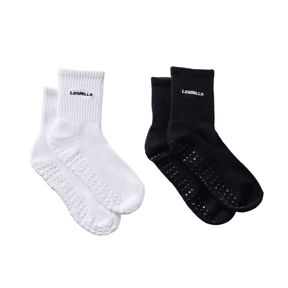 Slim Force Socks Lサイズ 2足セット 061025_lesmillsproducts_s016_0